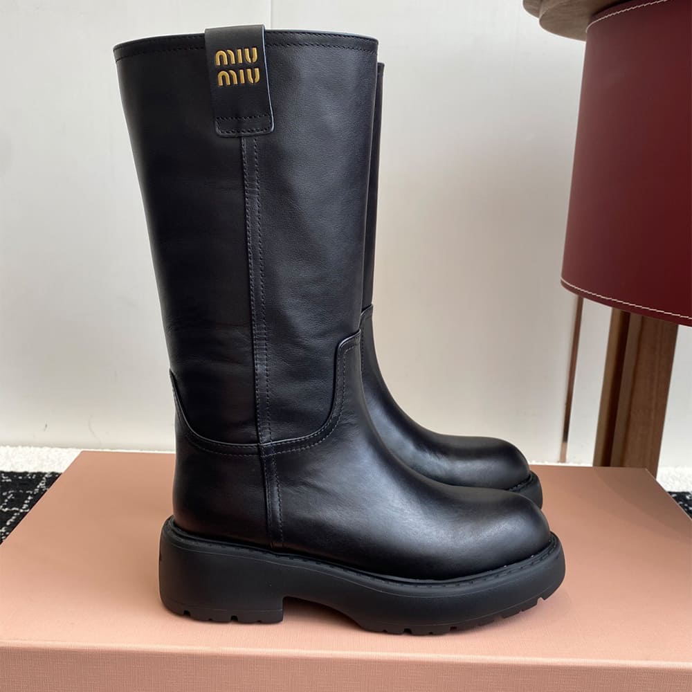 M1um1u leather boots