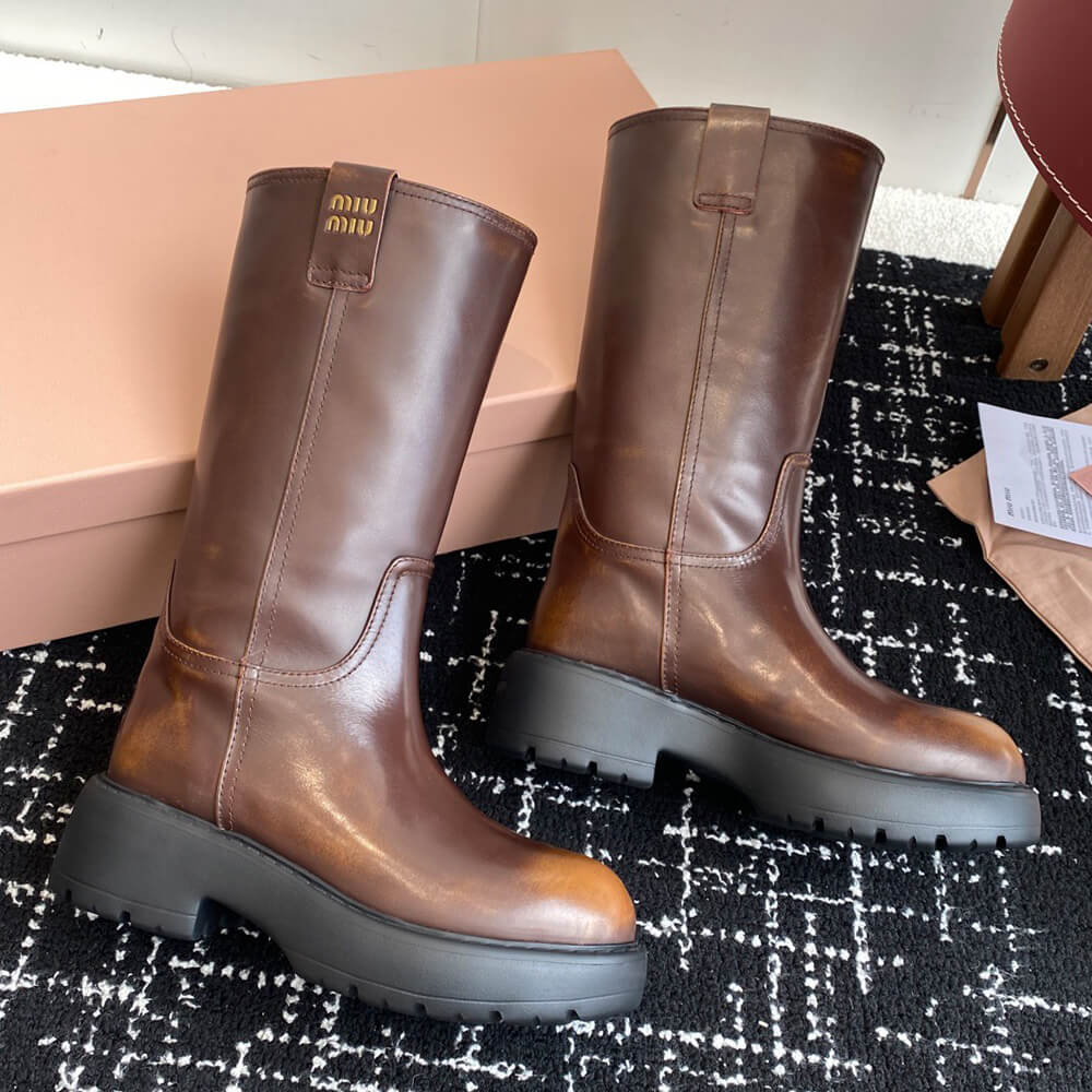 M1um1u leather boots