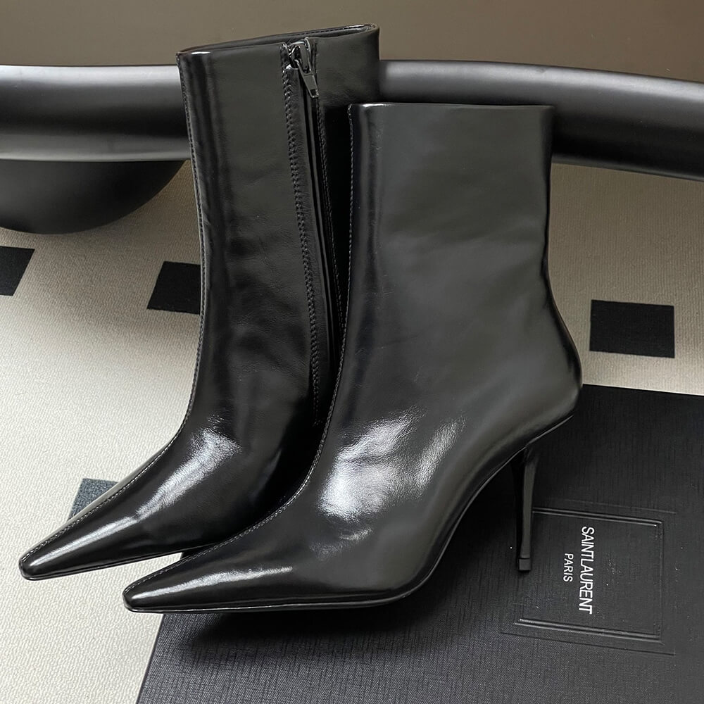 Y51 ASHLEY booties in smooth leather