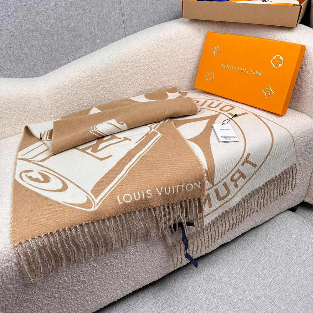 LV Lock And Keys Scarf