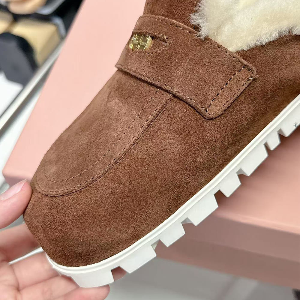 M1um1u Suede mules