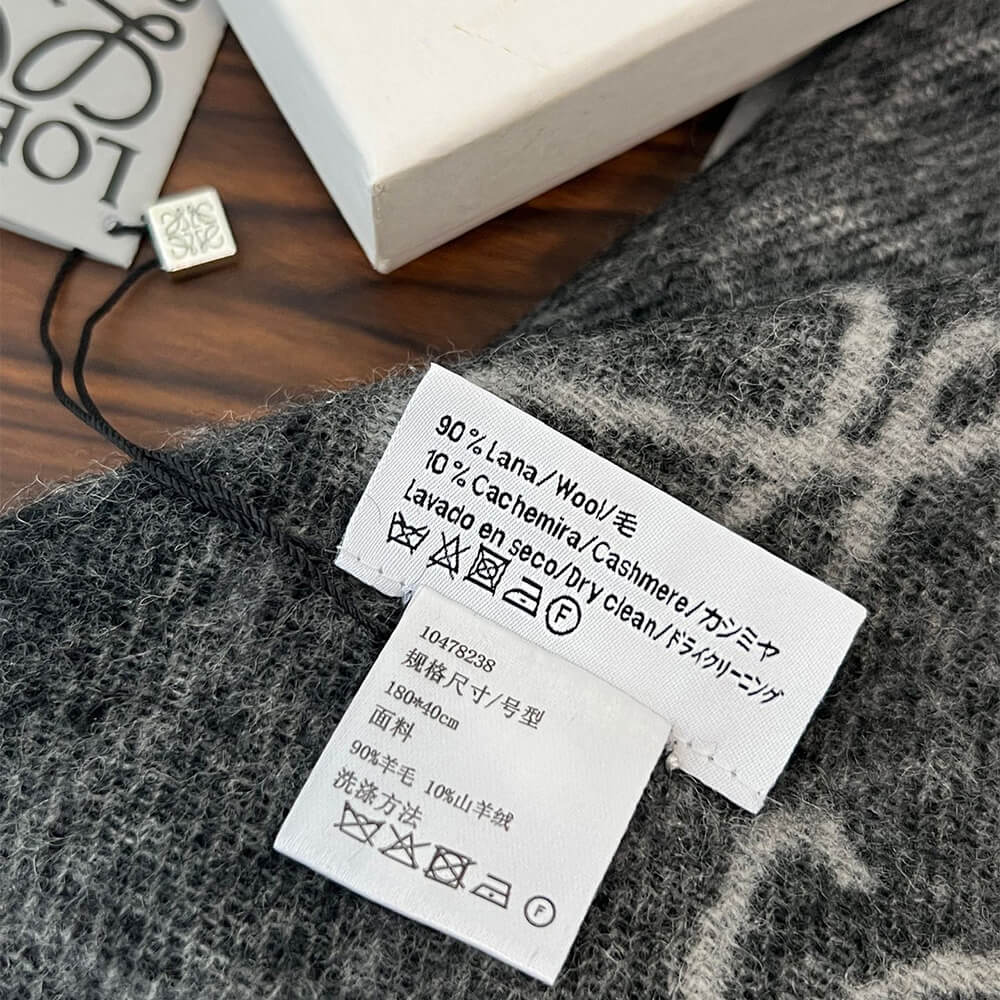 L0ew* Scarf in wool and cashmere
