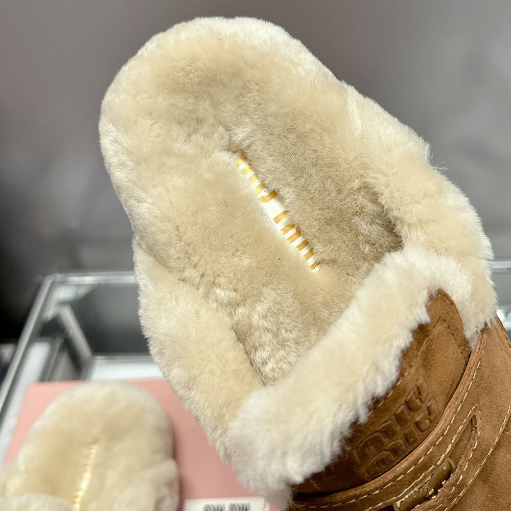 M1um1u Suede mules