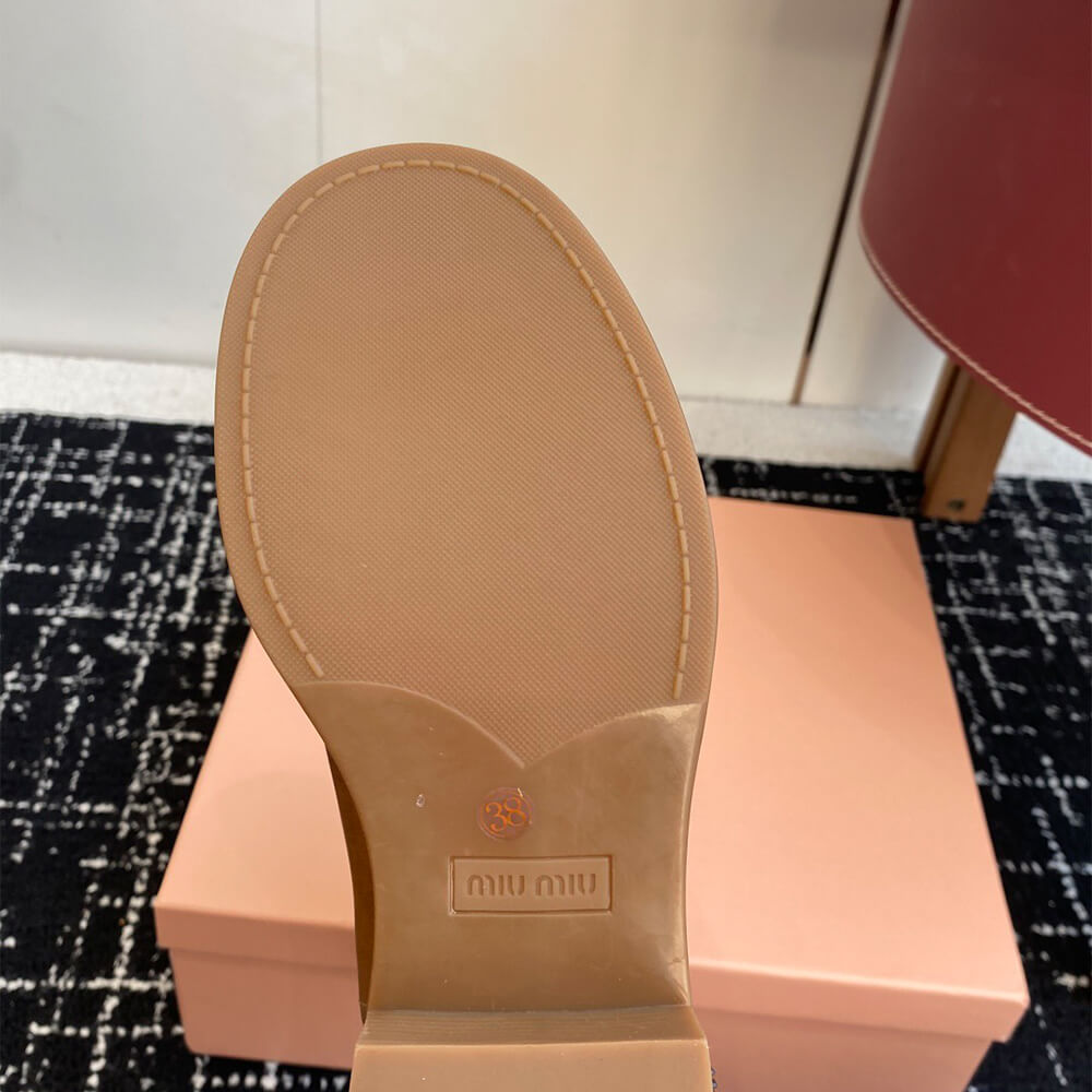 M1um1u Leather boots