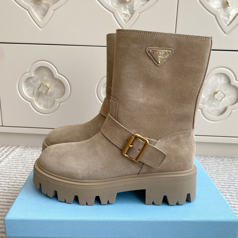 Pra*a Leather booties