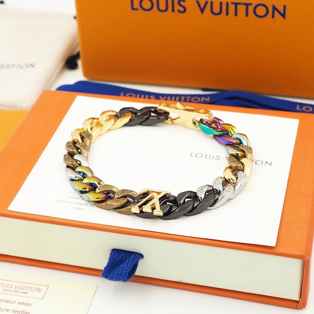 LV CHAIN LINKS PATCHES Bracelet