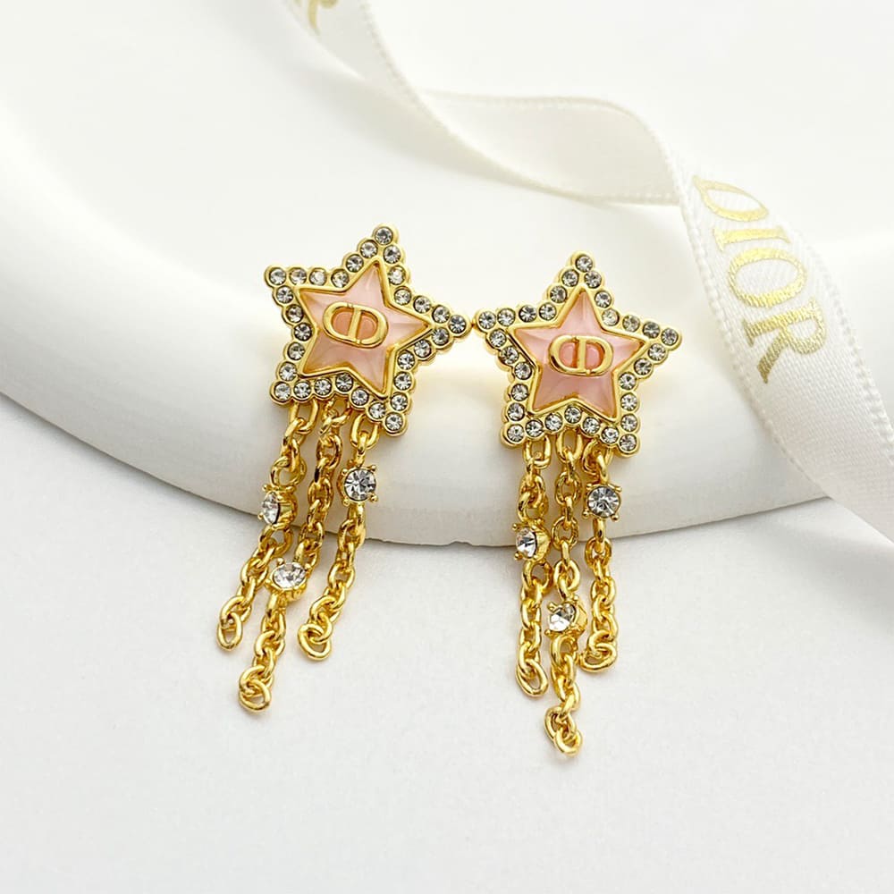 D10r Petit CD Lucky Baroque Earrings