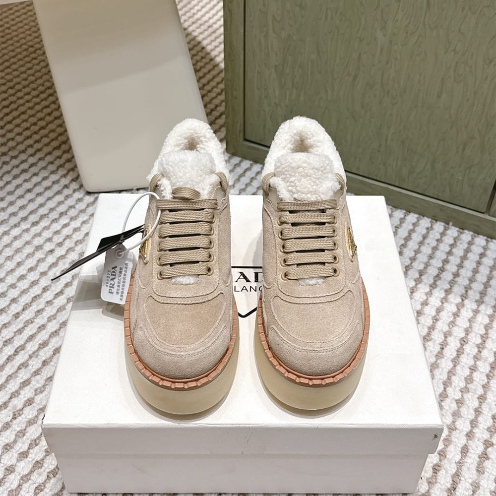 Pra*a Suede mid-top sneakers