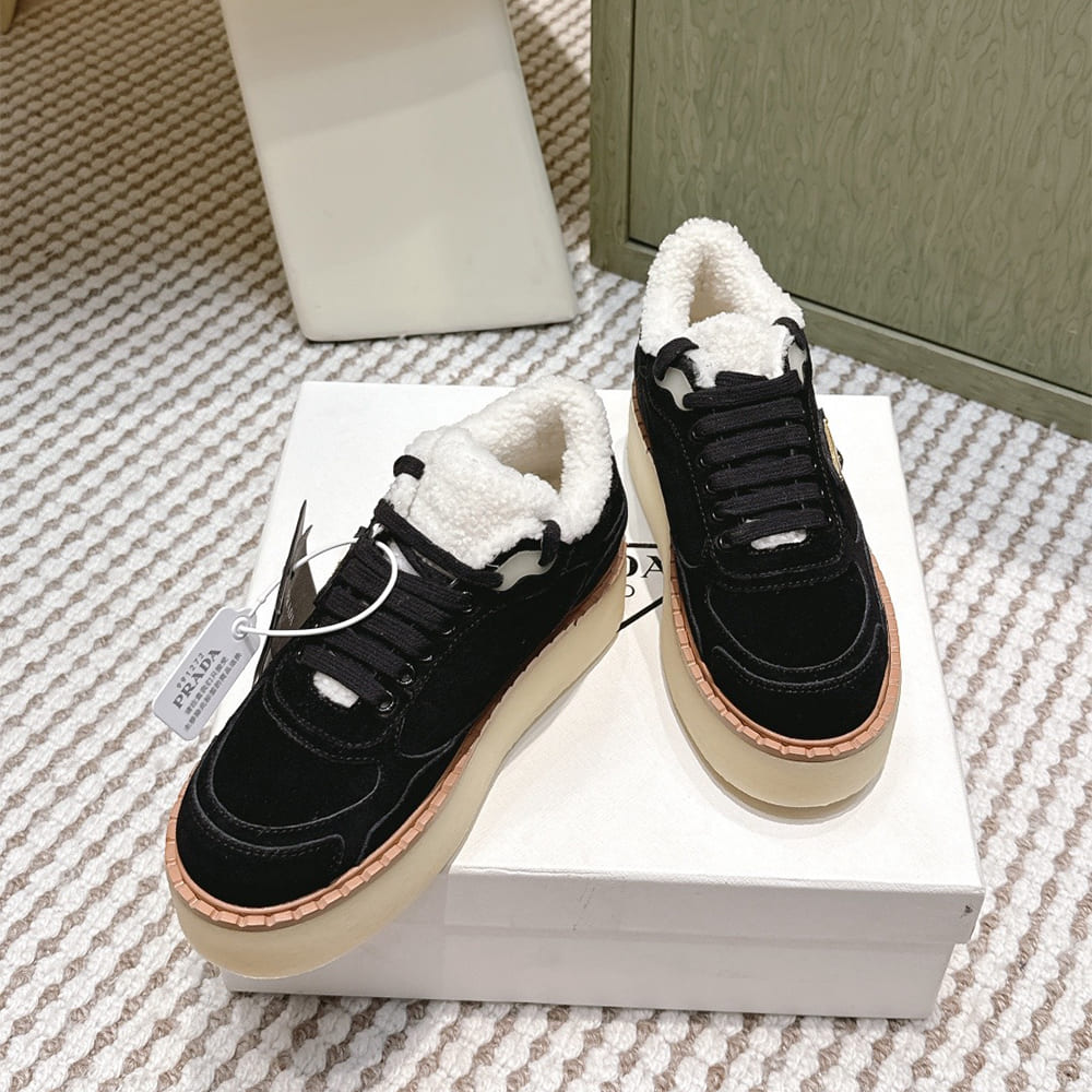 Pra*a Suede mid-top sneakers