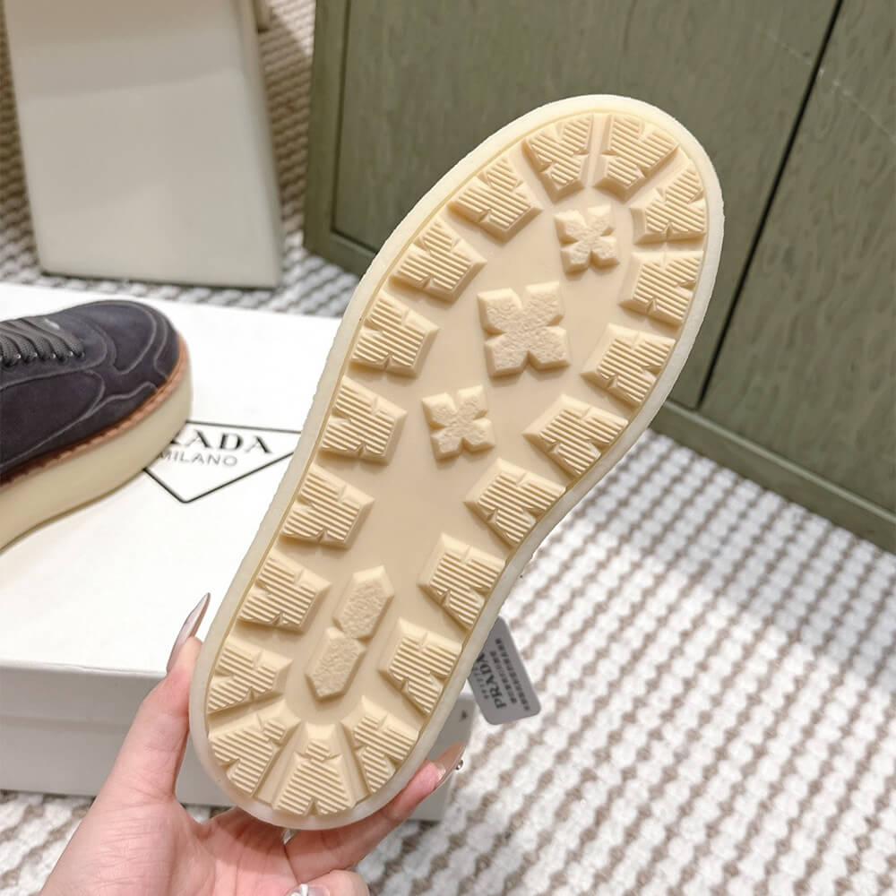 Pra*a Suede mid-top sneakers