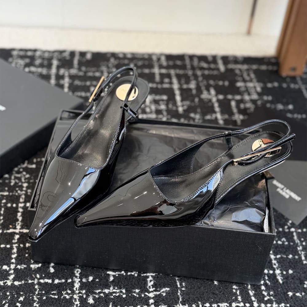 Y51 LEE slingback pumps in patent leather