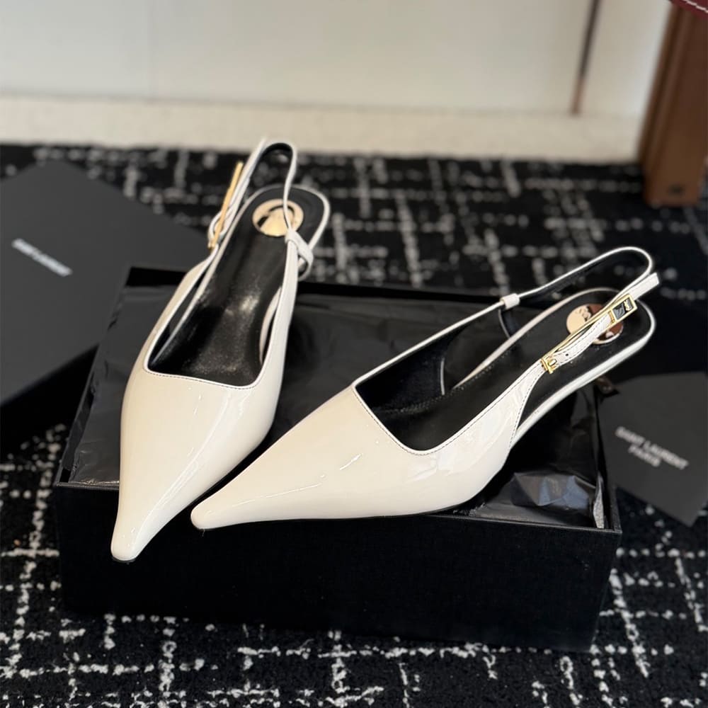 Y51 LEE slingback pumps in patent leather