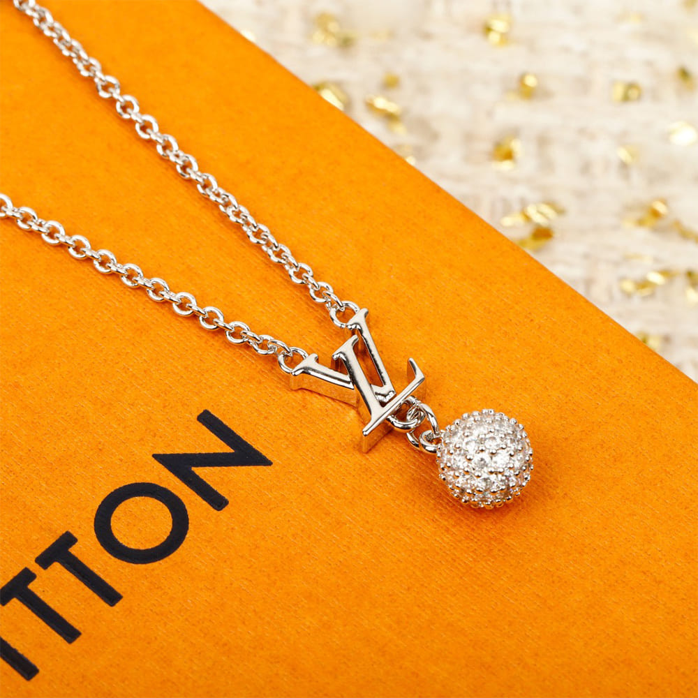 LV Iconic L0visa Strass Necklace