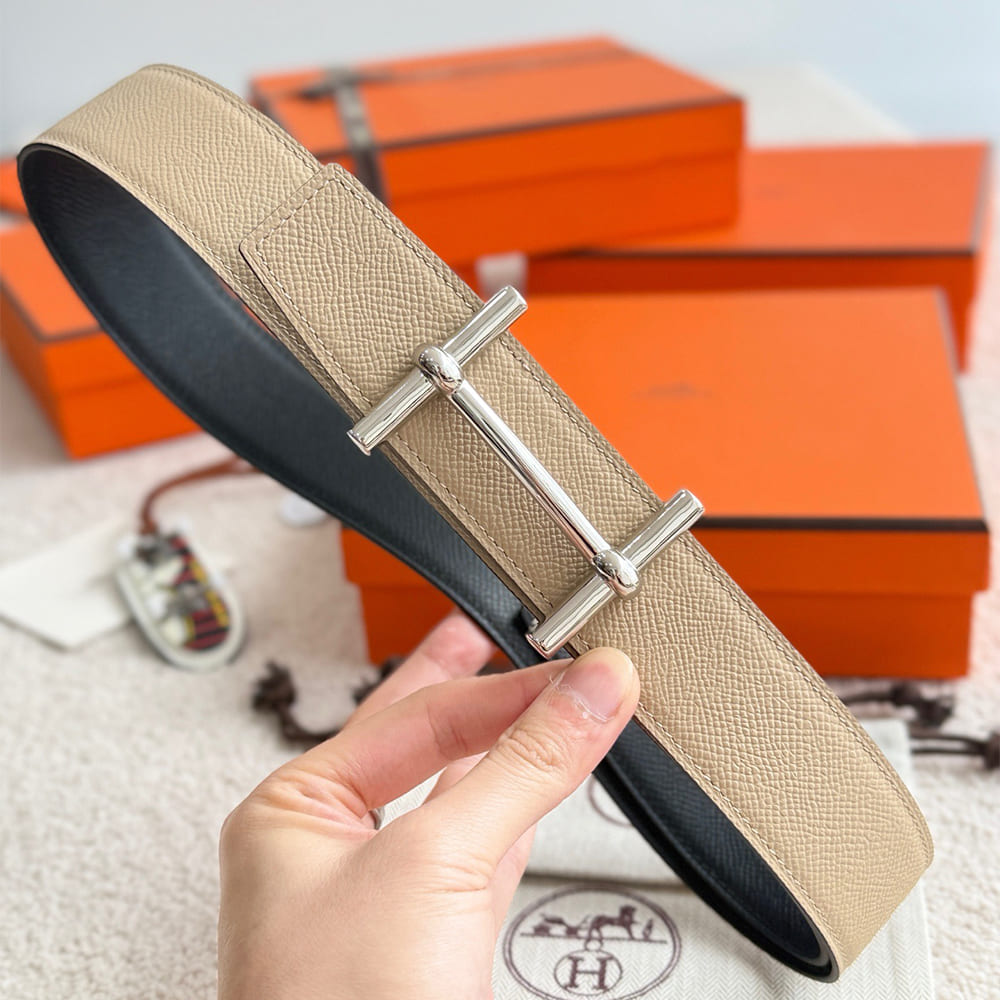 H**me5 H d’Ancre belt buckle & Reversible leather strap 38 mm