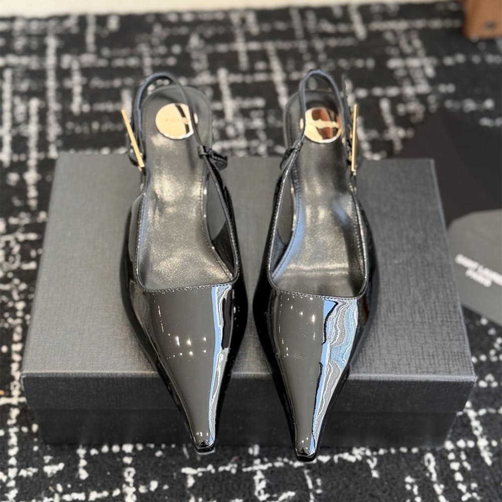Y51 LEE slingback pumps in patent leather