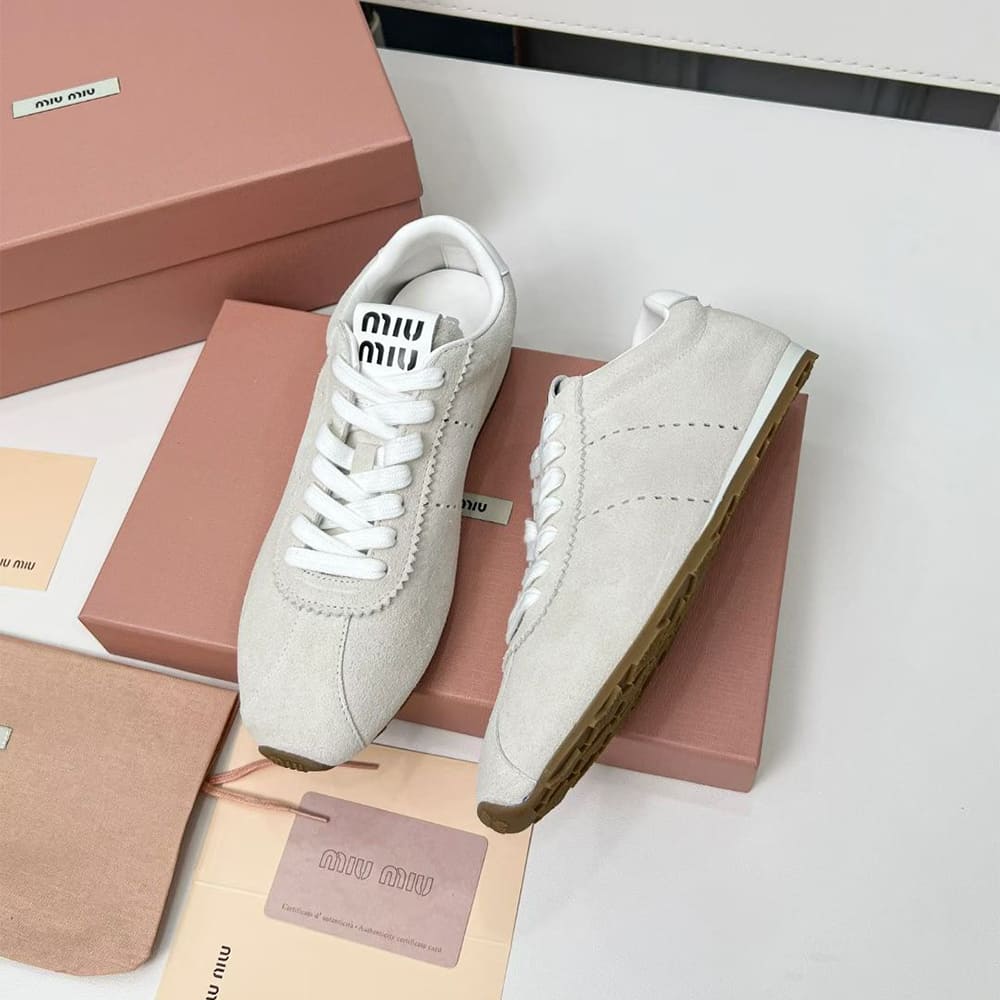 M1um1u Suede Sneakers