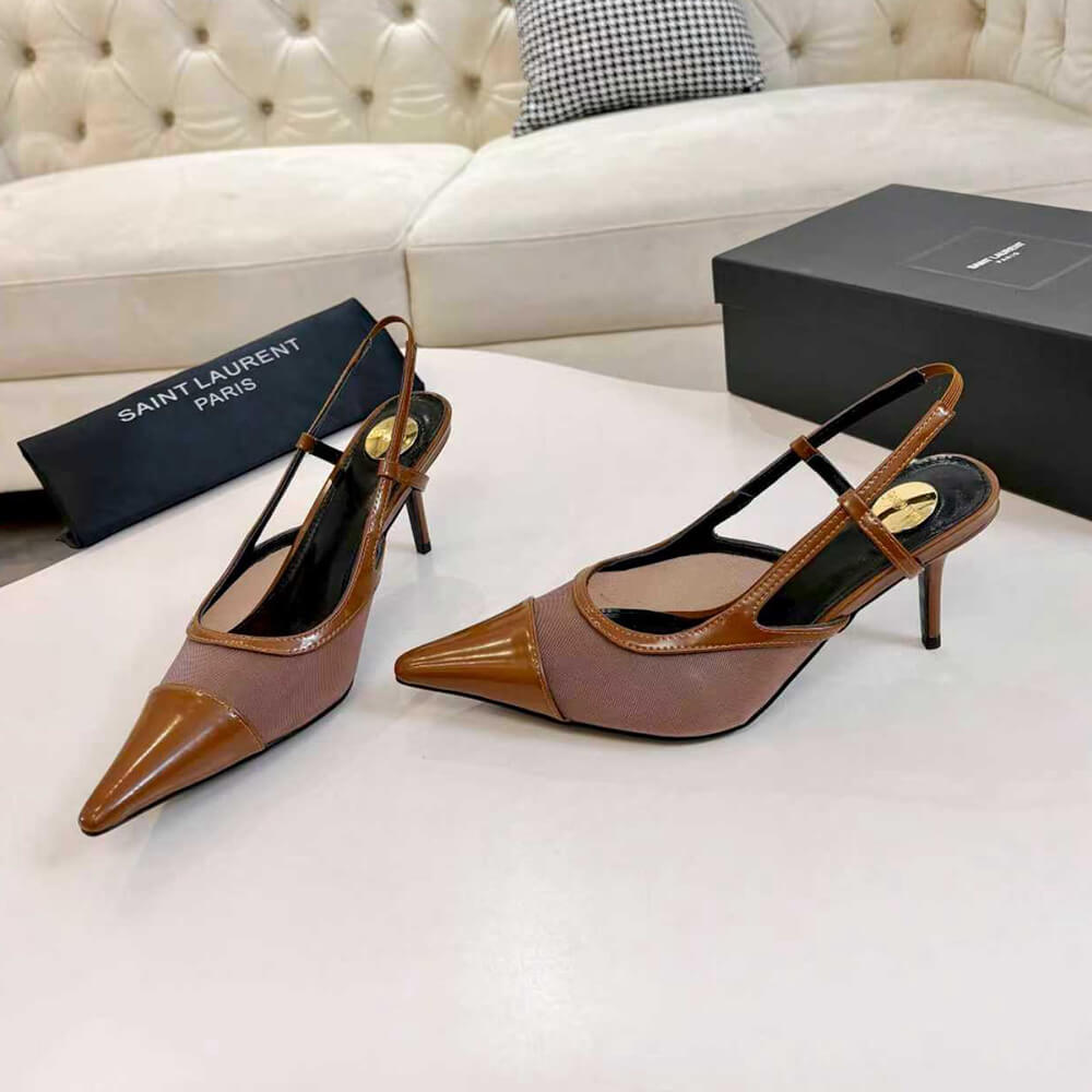 Y51 slingback pumps