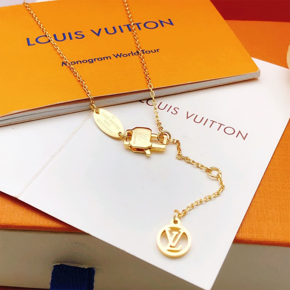 LV Color Blossom Lariat Necklace