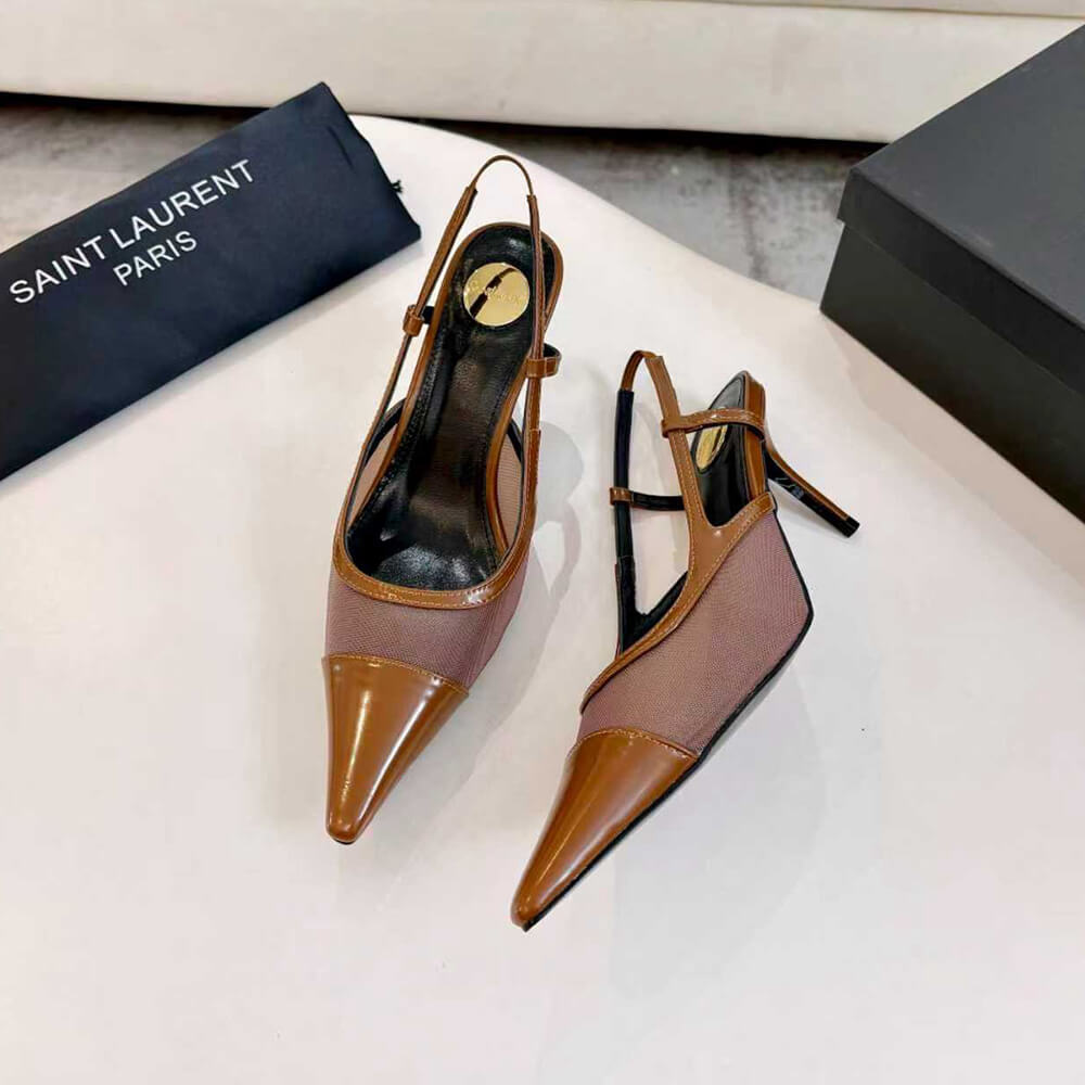 Y51 slingback pumps