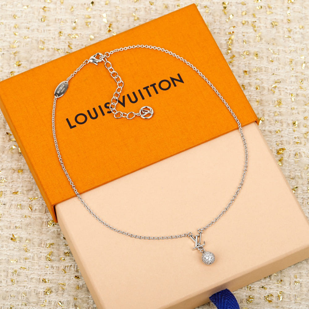 LV Iconic L0visa Strass Necklace