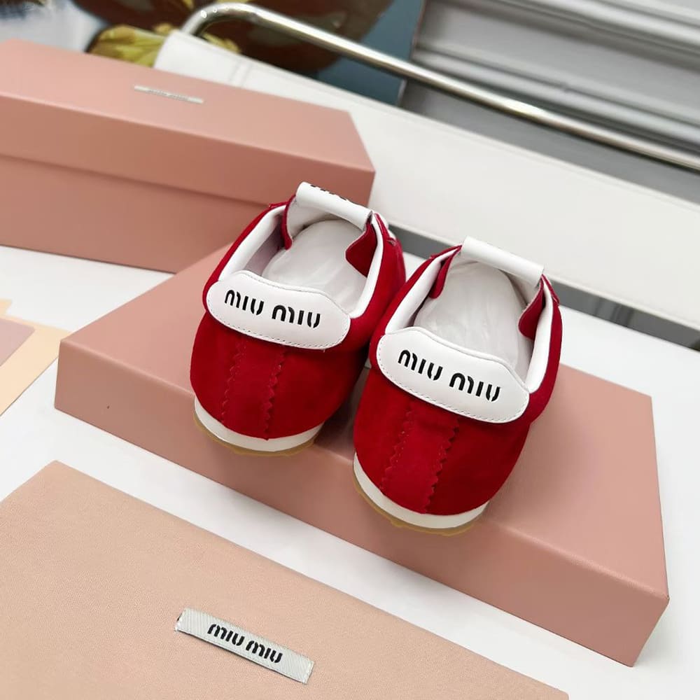 M1um1u Suede Sneakers