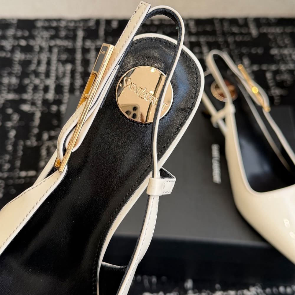 Y51 LEE slingback pumps in patent leather
