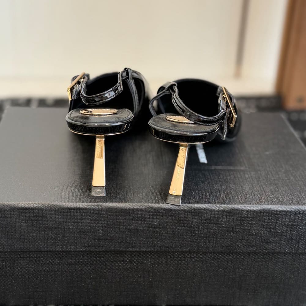 Y51 LEE slingback pumps in patent leather