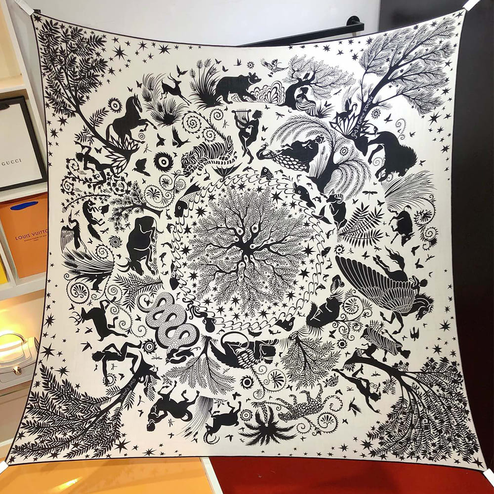 H**me5 Sous le Charme d’Orphee shawl 140