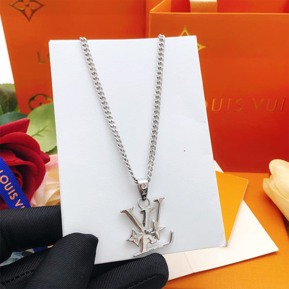 LV Monogram Row Pendant