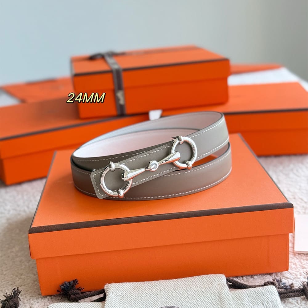 H**me5 Lady Rider belt buckle & Reversible leather strap 24 mm
