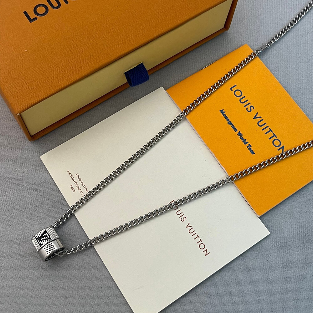 LV Damier Rings Pendant