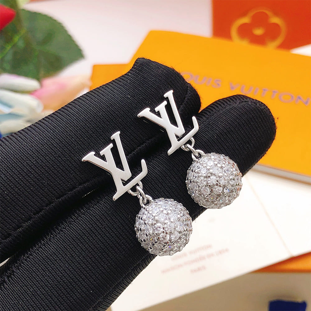 LV Iconic L0visa Strass Earrings