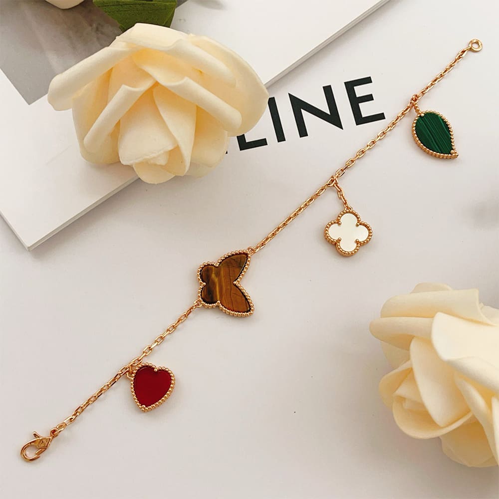 VCA Lucky Alhambra bracelet, 4 motifs