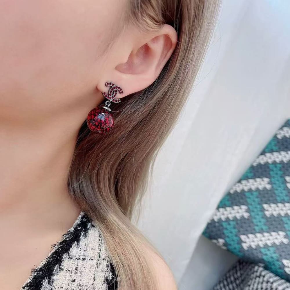 Ch**el Pendant Earrings