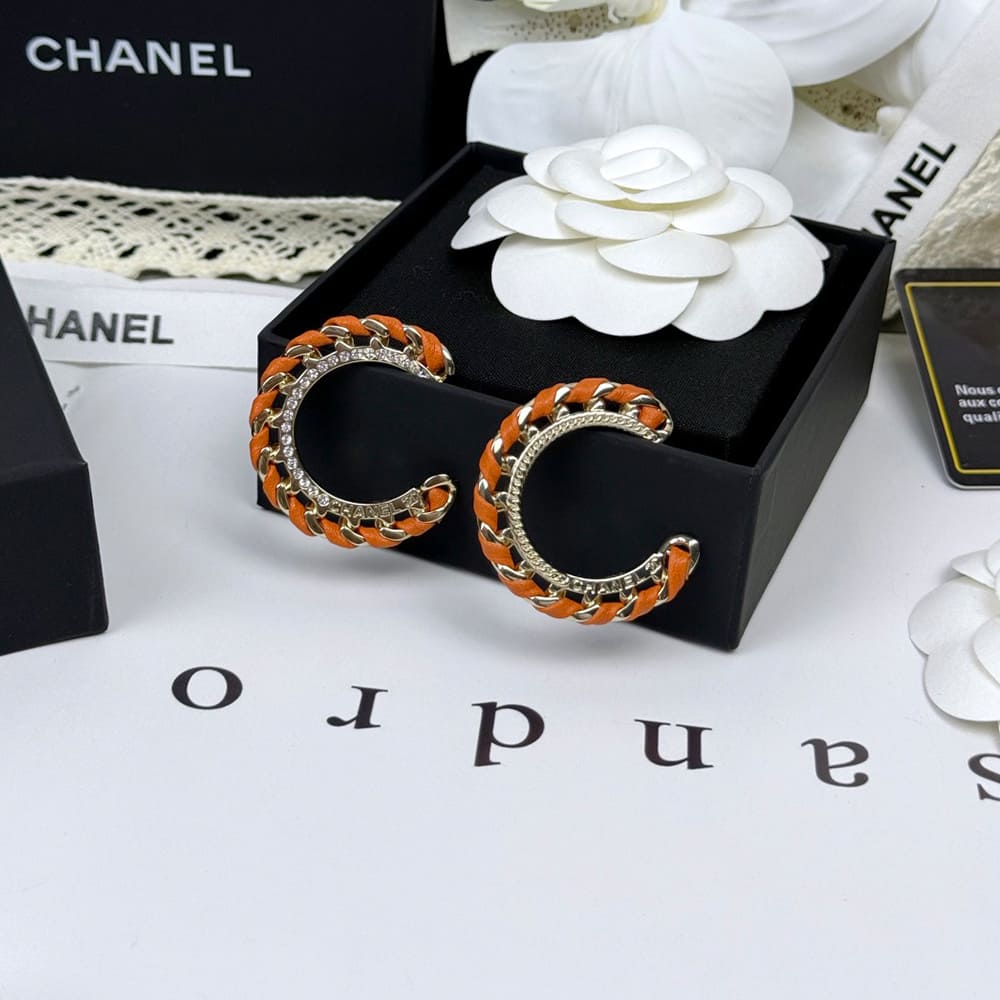 Ch**el Hoop Earrings