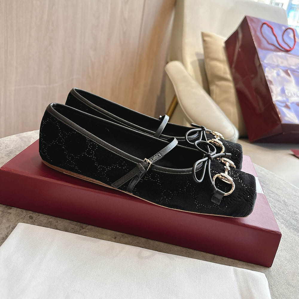 Gvc*1 GG crystal horsebit ballet flat (EU SIZE 35-42)