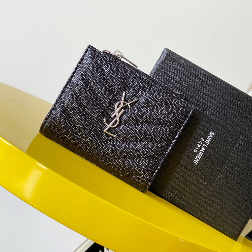 CASSANDRE MATELASS?? bi-fold wallet in grain de poudre leather(HIGH-END GRADE)