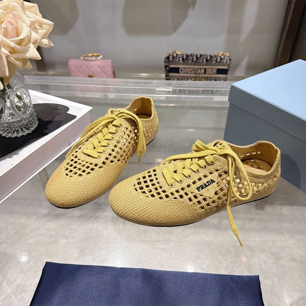 Pra*a Collapse crochet laced sneakers (EU SIZE 35-41)
