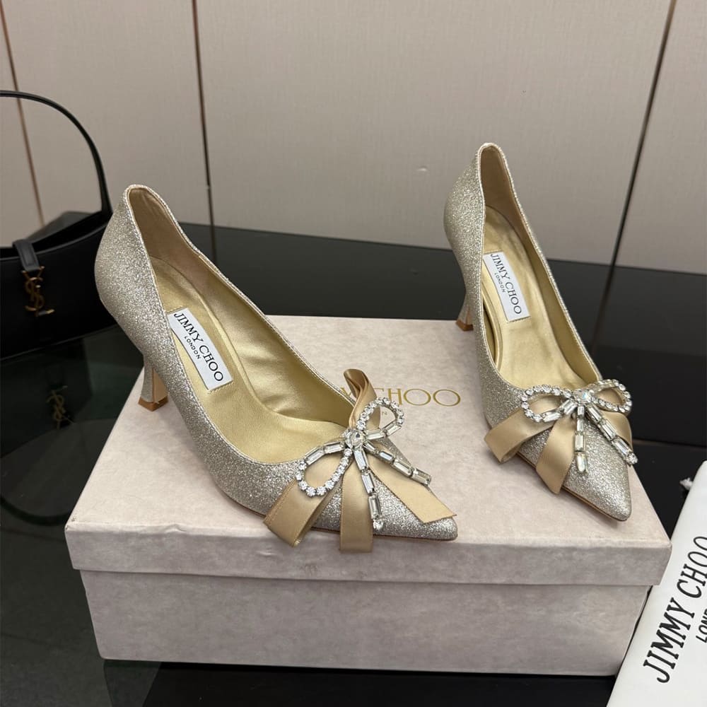 J1m*y Ch00 Crystal-Embellished Pumps (EU SIZE 35-43)