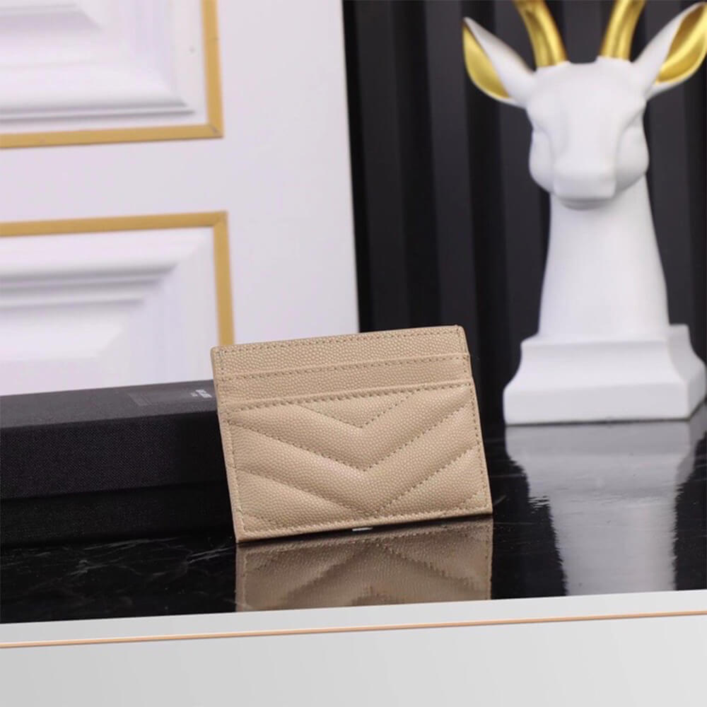 CASSANDRE MATELASS?? card case in grain de poudre leather(HIGH-END GRADE)