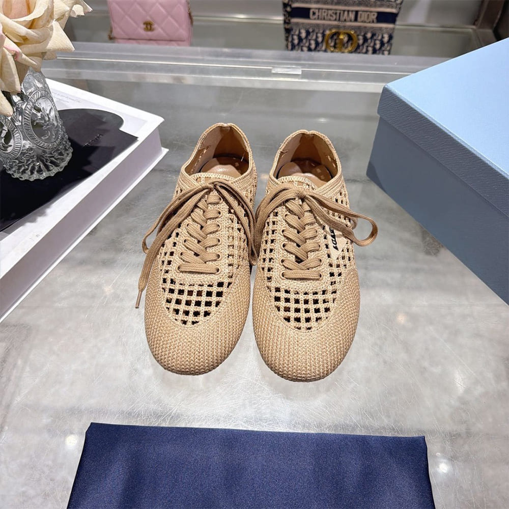 Pra*a Collapse crochet laced sneakers (EU SIZE 35-41)
