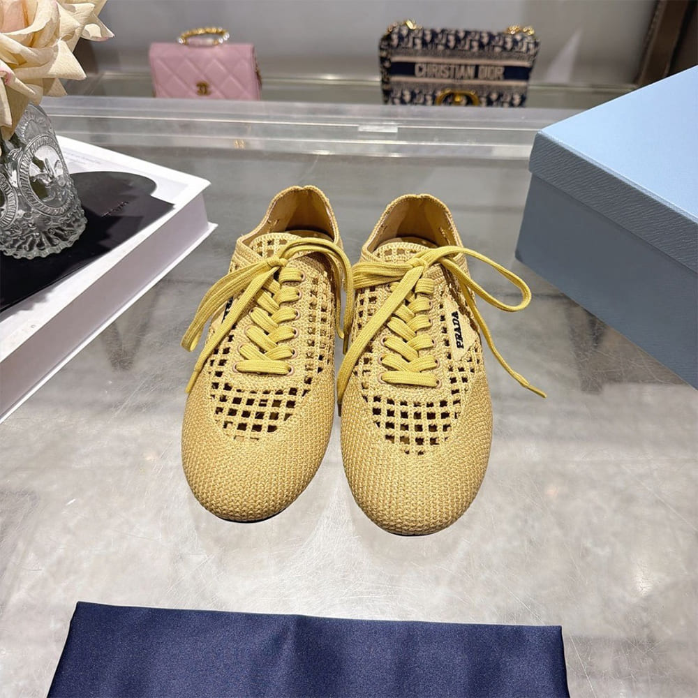 Pra*a Collapse crochet laced sneakers (EU SIZE 35-41)
