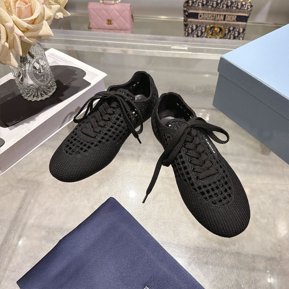Pra*a Collapse crochet laced sneakers (EU SIZE 35-41)