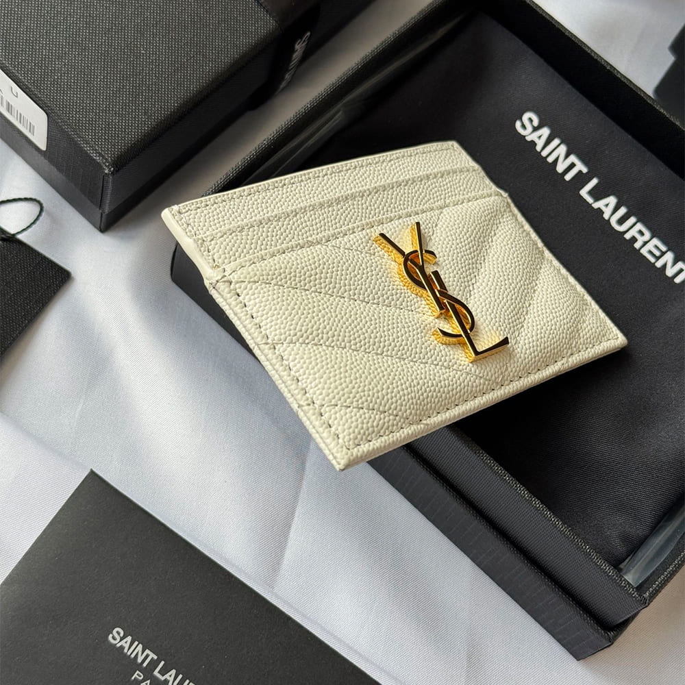 CASSANDRE MATELASS?? card case in grain de poudre leather(HIGH-END GRADE)