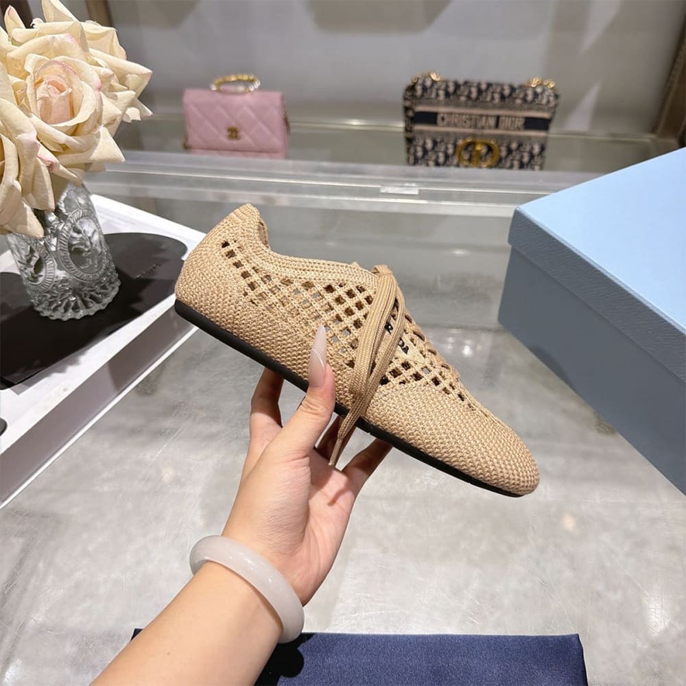 Pra*a Collapse crochet laced sneakers (EU SIZE 35-41)