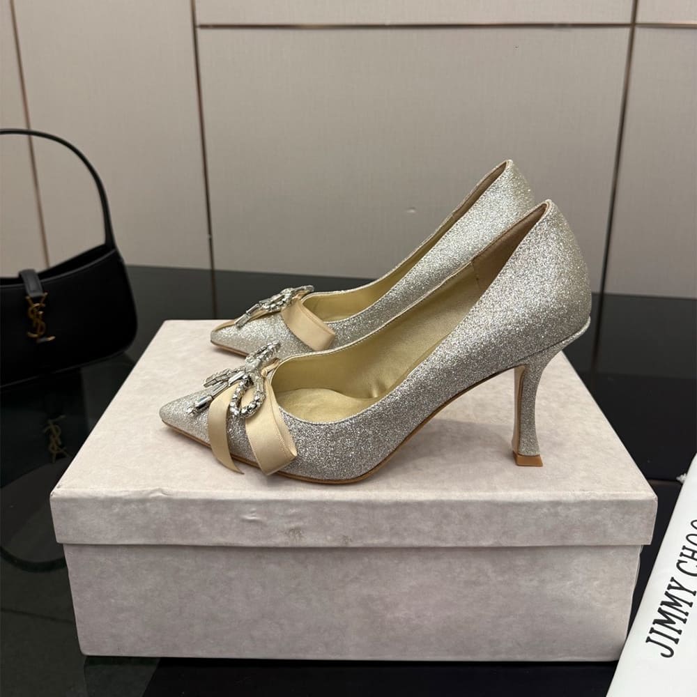 J1m*y Ch00 Crystal-Embellished Pumps (EU SIZE 35-43)