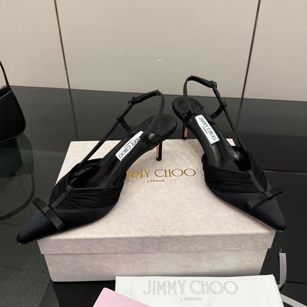J1m*y Ch00 Ruched Tulle Pumps (EU SIZE 35-42)