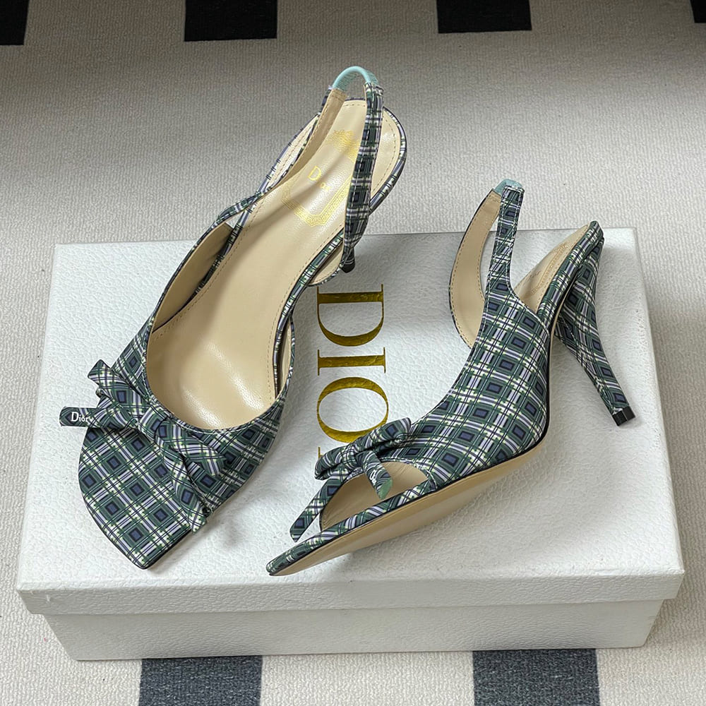 D10r Bow Heeled Slingback Sandal (EU SIZE 35-42)