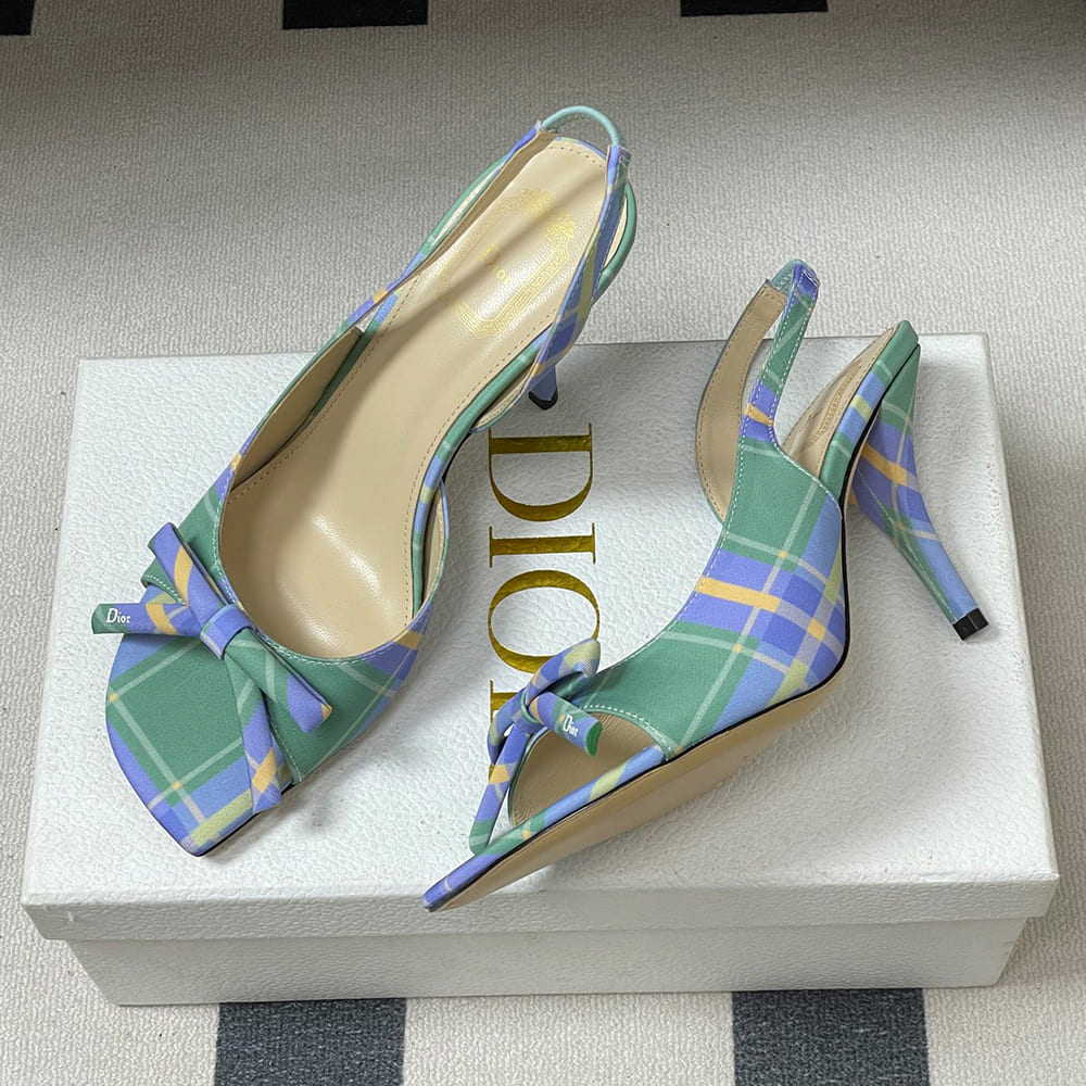 D10r Bow Heeled Slingback Sandal (EU SIZE 35-42)