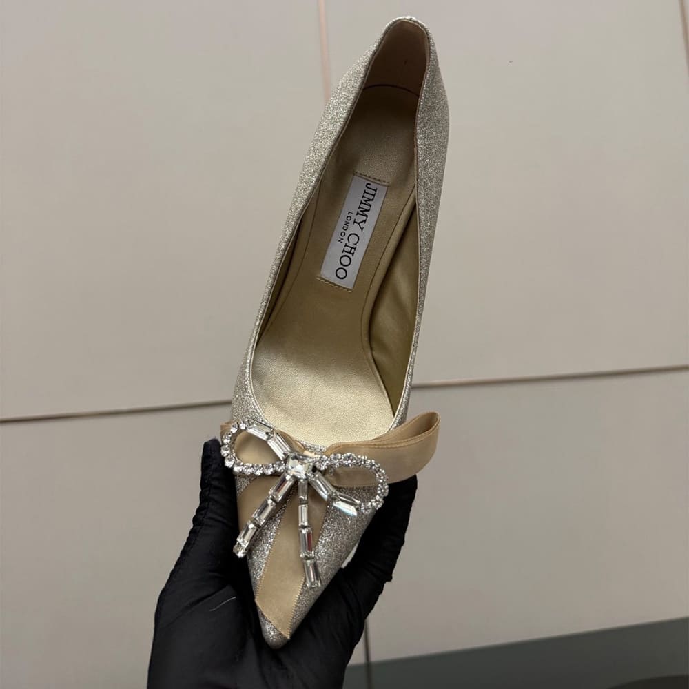 J1m*y Ch00 Crystal-Embellished Pumps (EU SIZE 35-43)